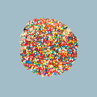Rainbow Glow Cookies - 6 Pack