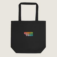 Queer Food Eco-friendly Organic Embroidered Tote Bag