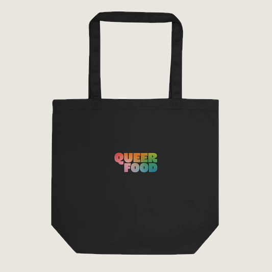 Queer Food Eco-friendly Organic Embroidered Tote Bag