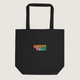 Queer Food Eco-friendly Organic Embroidered Tote Bag