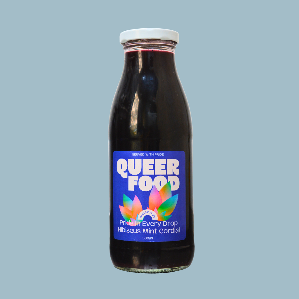 Pride in Every Drop Hibiscus Mint Cordial