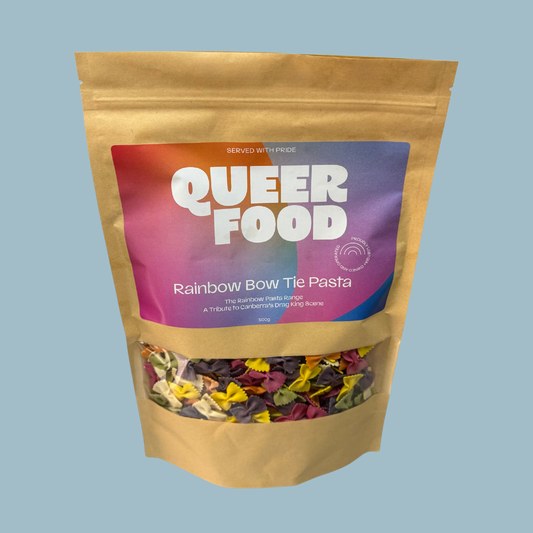 ACT Drag King Inspired Rainbow Bow Tie Pasta